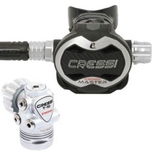 Regulador Cressi MASTER CROMO R + T10 SC CROMO