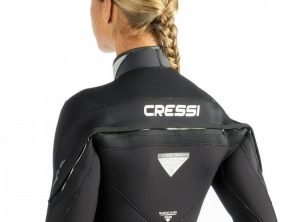 Eligiendo el Traje de buceo adecuado 2 Traje de Buceo Semiseco Cressi Ice Espalda