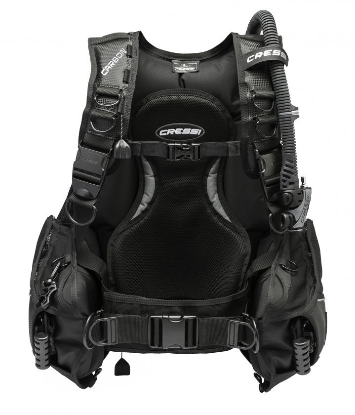 ¿Qué chaleco de buceo me conviene comprar? 9 Cressi Carbon, lóbulos sobredimensionados con gran capacidad