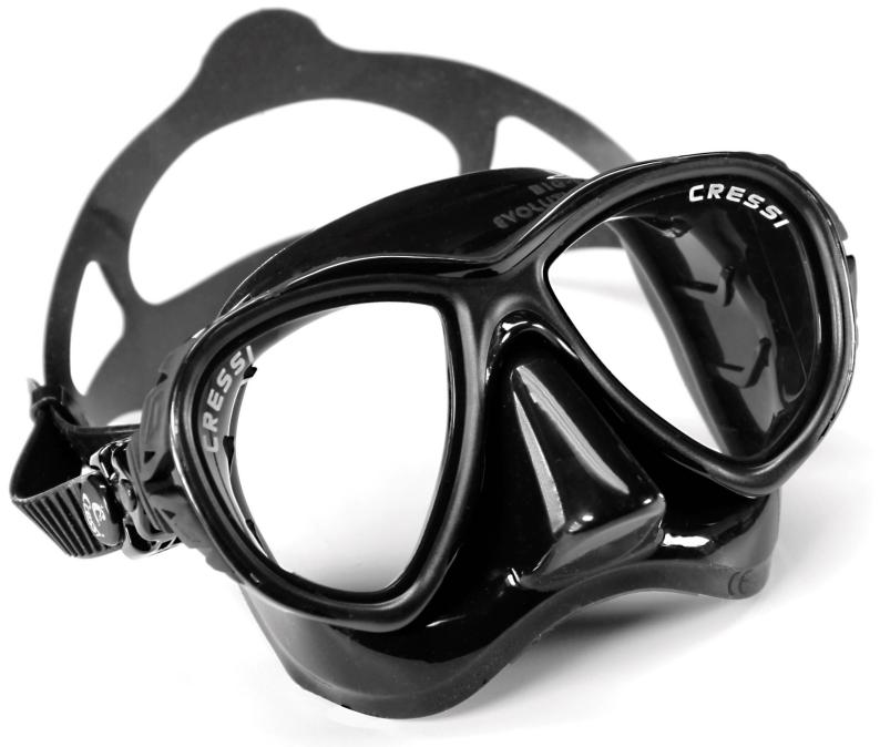 ¿Cuál es la mejor máscara de buceo? 13 Cressi evo eyes dark, una máscara de gama media